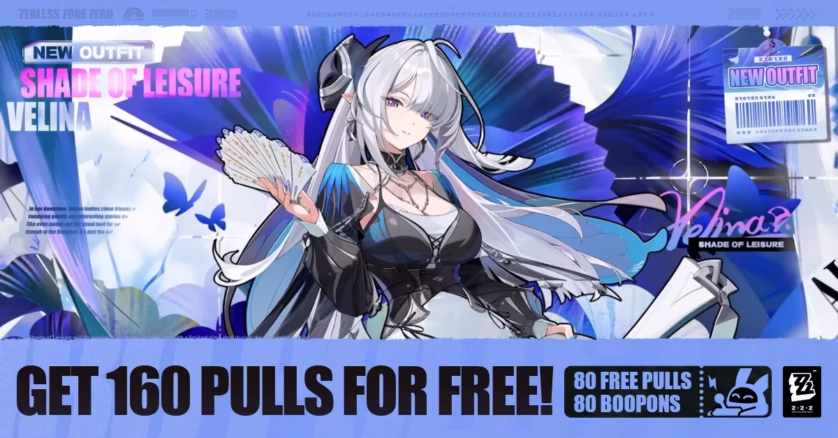 Zenless Zone Zero — official promotional key art of the character Velina in a new outfit release